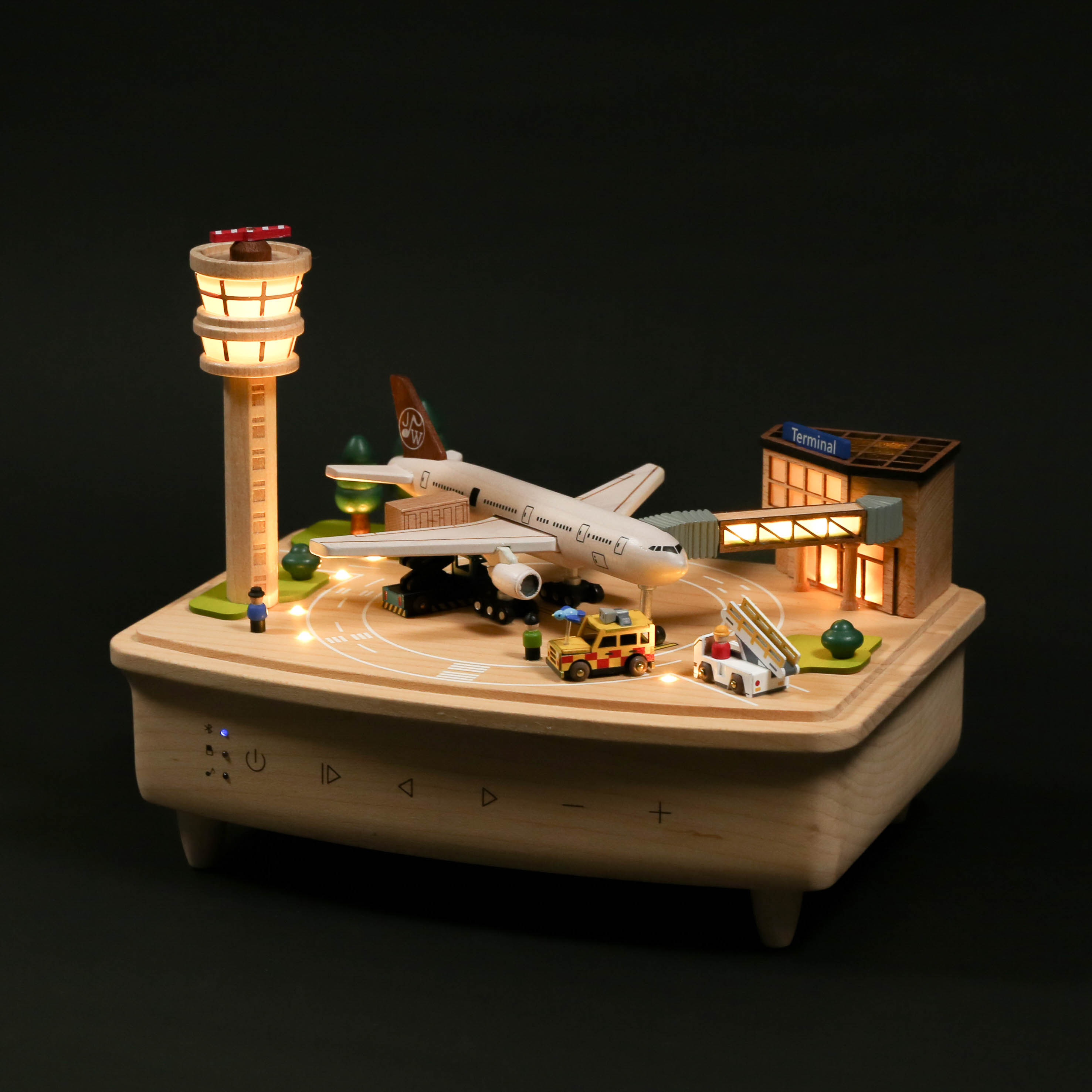 Jeancard Themed Music Box Woody Bluetooth Speaker Player Valley Train Children Girls Birthday Gifts-Taobao