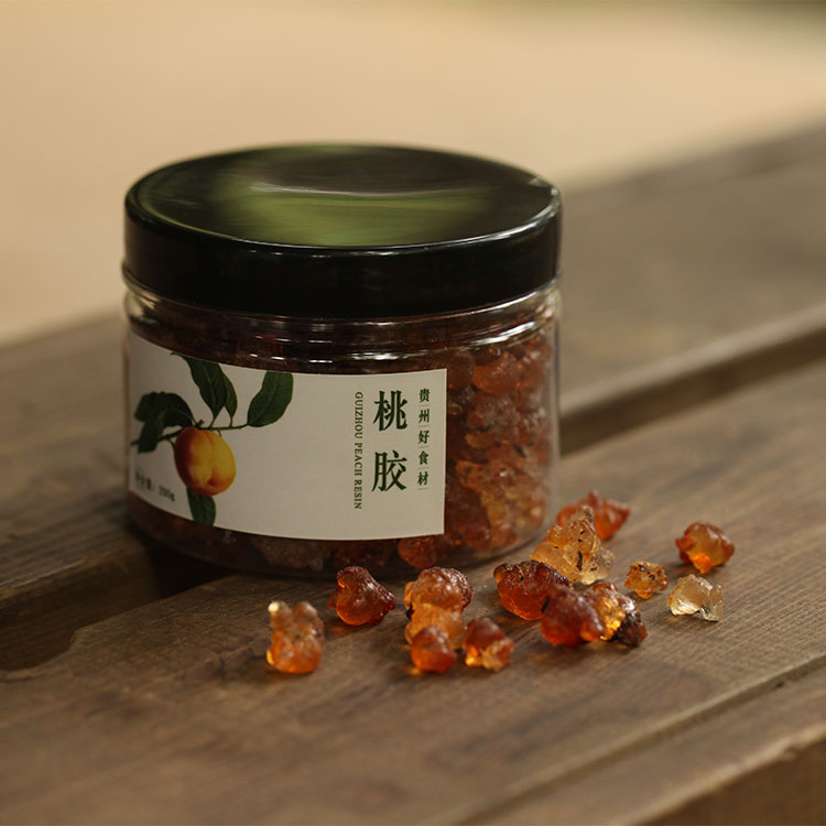 Guizhou Good Ingredients Natural Wild Peach Gum Less Impurities Edible Peach Blossom Tears 200g Silver Ear Soap Angled Rice Mate