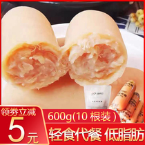 Paney Chicken Sausage Fitness Meal Exercise Slimy ready-to-eat Plum Breakfast Net Red Snacks 10 600g Root 600g