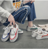 Autumn new color Hong Kong flavor womens shoes Korean style shoes shoes students Korean ins Super fire canvas shoes