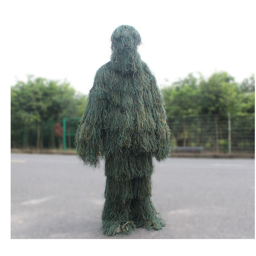 Geely Suits to Eat Chicken Suit Stealth Hair Silk Filming Camouflated Pseudo-Clothing Manufacturer Spot Adult Hidden Hunting Suit