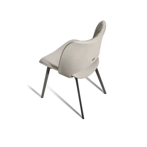 Простой домашний обеденный стул современный светлый роскошный задний стул Дизайнер творческий гостиный стул Изображение Единое кресло Nordic Nordic