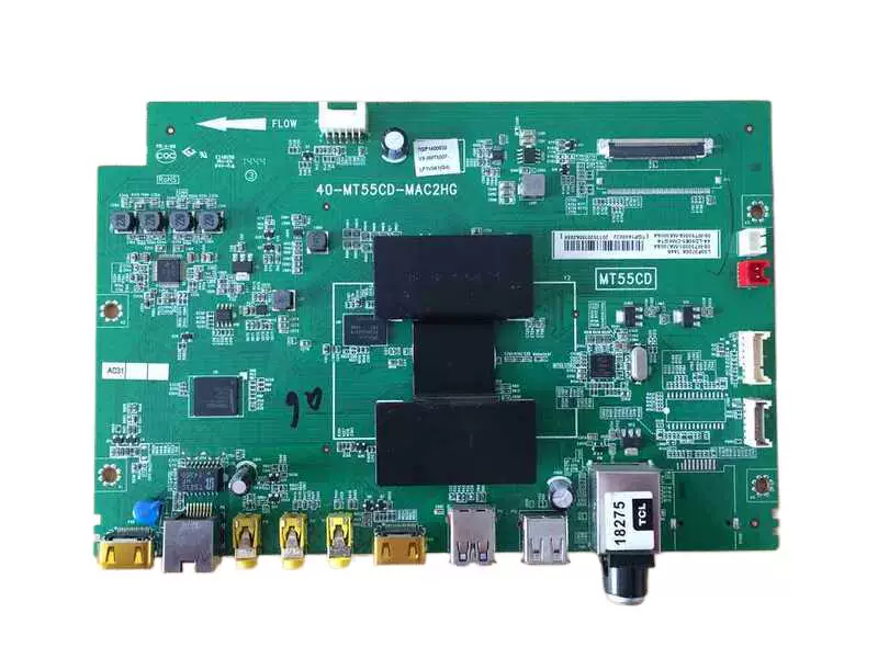 [TCL D55A710 L55F3700A主板40-MT55CD-MAF2HG屏LVF550ND2L SD9W02]