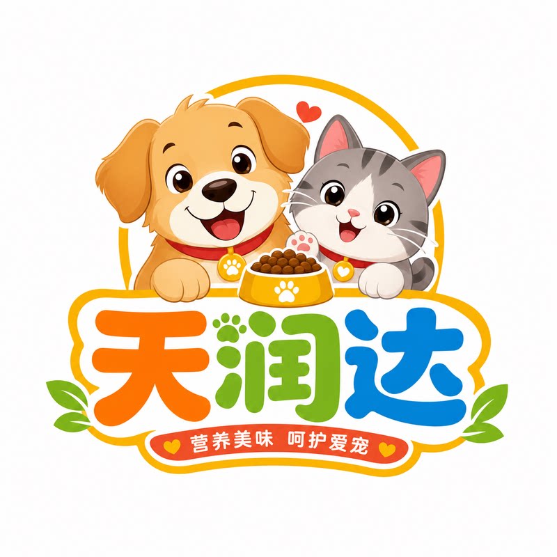 笑宠宠物用品店的LOGO