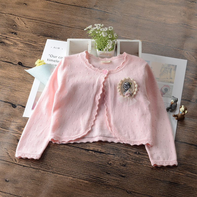 Лонгслив, накидка, хлопковый кардиган для девочек, 2 лет 