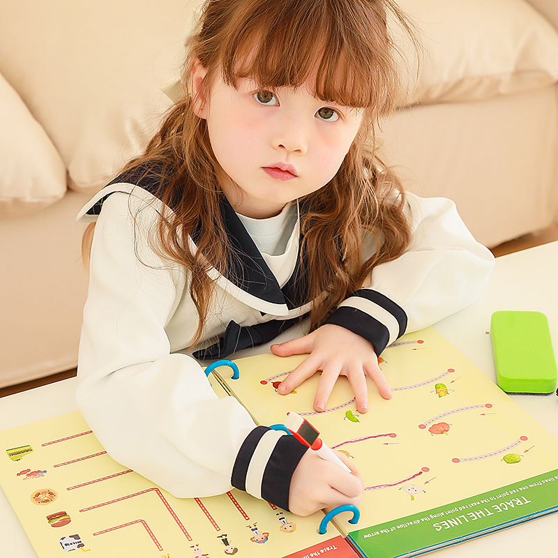 Children Control Pens Training Kindergarten Introductory Teaching Aids Character Post Baby Special for Early Education Puzzle Pen Toy Erasable