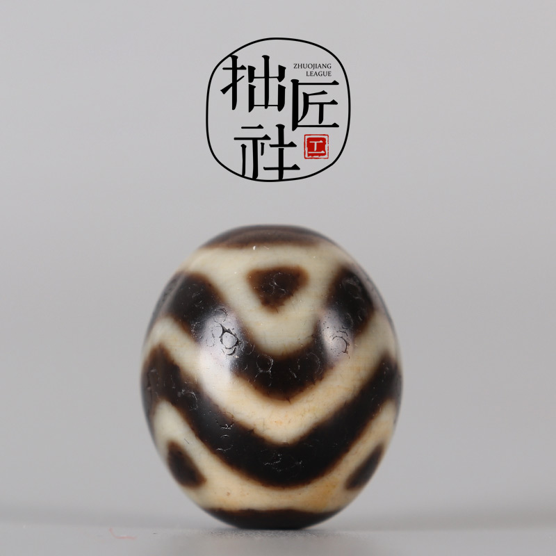 Original mine Tibet tiger tooth water veins Tianzhu to pure old mine Dalotian pearl pendant Buddha beads hand strings with beads-Taobao