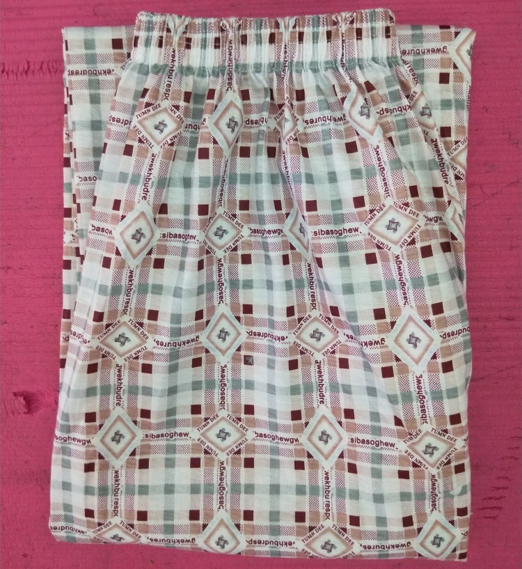 Sai cánh cotton ngủ quần nam cotton chất béo nhà XL đan bông trước cửa mở quần quần áo nam