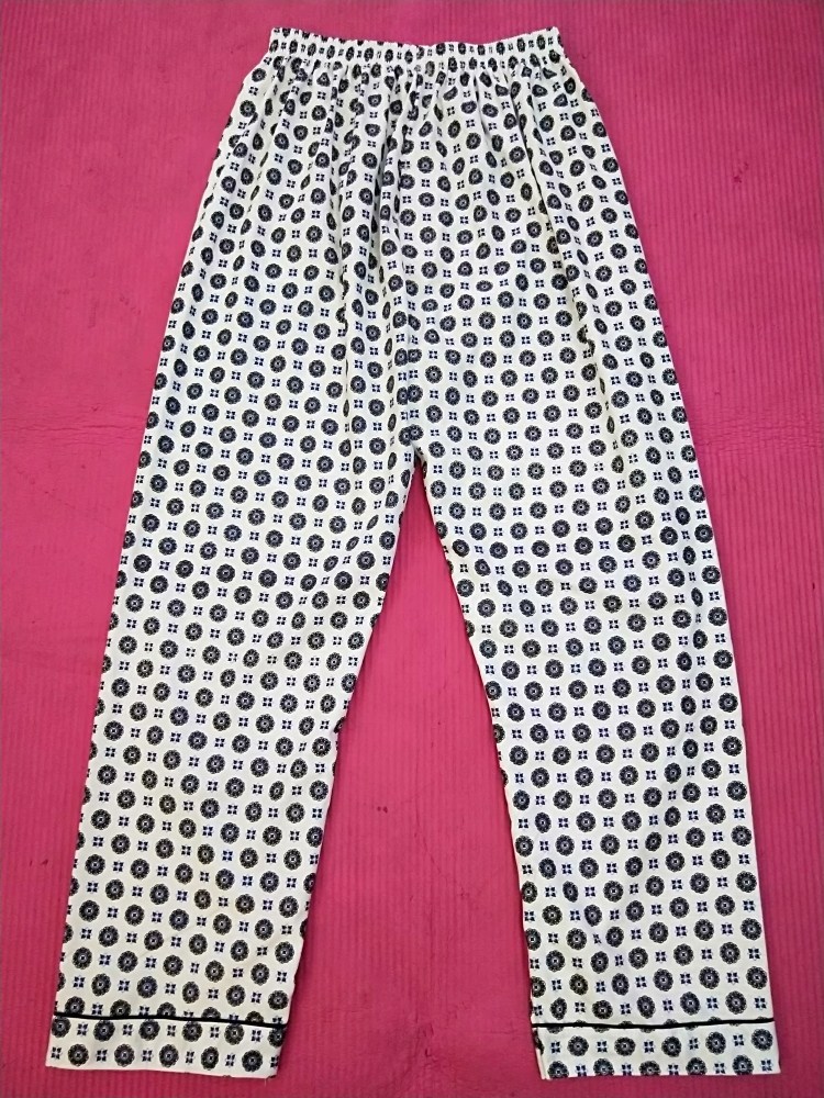 Saiyi nam mùa xuân và mùa thu dệt kim cotton dày phần nhà quần cotton lỏng ngủ quần cotton in quần thanh niên điều hòa không khí quần jean nam