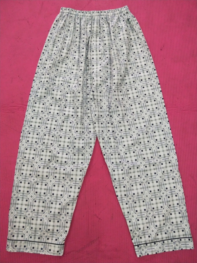 Sai cánh cotton ngủ quần nam cotton chất béo nhà XL đan bông trước cửa mở quần quần áo nam