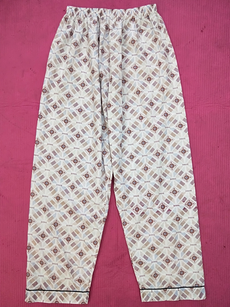 Sai cánh cotton ngủ quần nam cotton chất béo nhà XL đan bông trước cửa mở quần quần áo nam