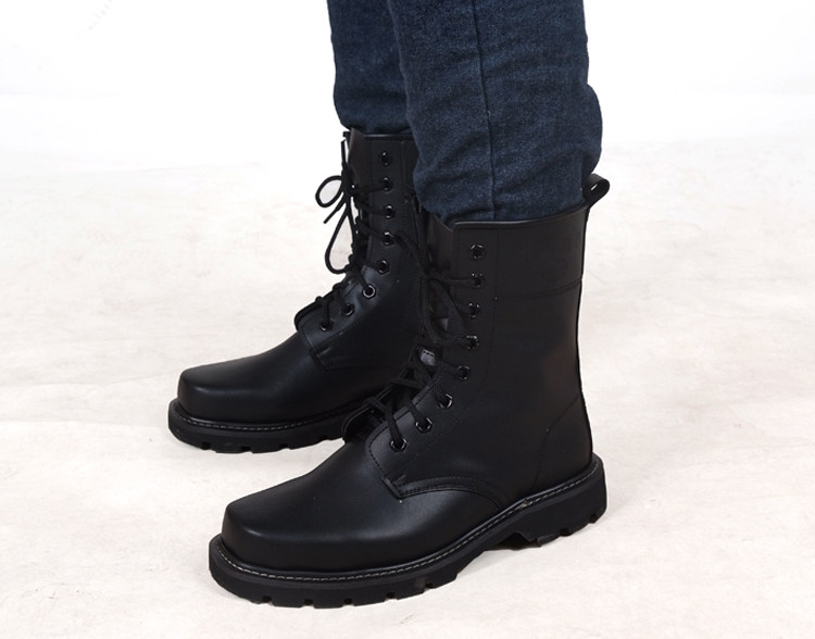 Boots militaires en cuir - porter - Ref 1397296 Image 22