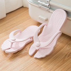 Detachable Travel Slippers, Portable and Foldable, for Business Trips, Men and Women, Bathroom Non-Slip, Couple Beach Flip-Flops, Sandals