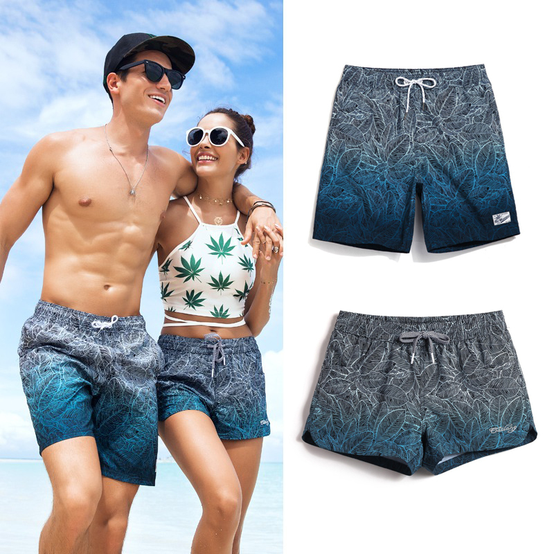 Men's Trendy Quick-Drying Beach Shorts, Suitable for Water Activities, Loose Fit for Couples, Suitable for Hot Springs and Seaside Vacations, Three-Quarter or Five-Quarter Swim Trunks Men's Trendy Quick-Drying Beach Shorts, Suitable for Water Activities, Loose Fit for Couples, Suitable for Hot Springs and Seaside Vacations, Three-Quarter or Five-Quarter Swim Trunks