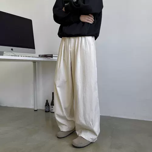 Японские хлопковые штаны для отдыха, в американском стиле, свободный крой