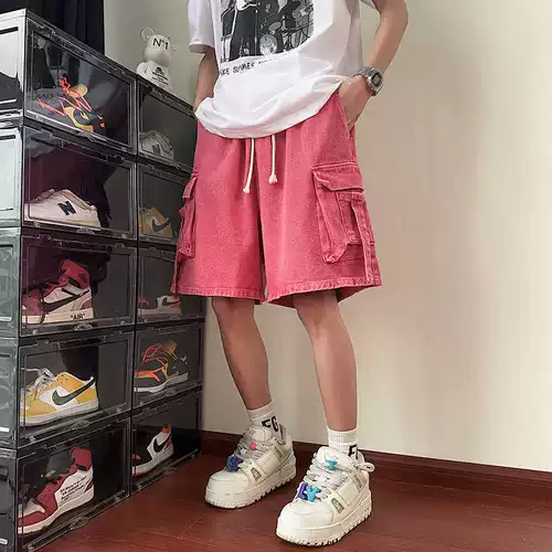 Летние шорты, хлопковые штаны для отдыха, в американском стиле