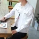 Áo khoác mùa thu nam áo khoác denim có mũ trùm đầu xu hướng Hàn Quốc hip hop sinh viên cổng gió bf phong cách Harajuku đẹp trai áo khoác mùa đông