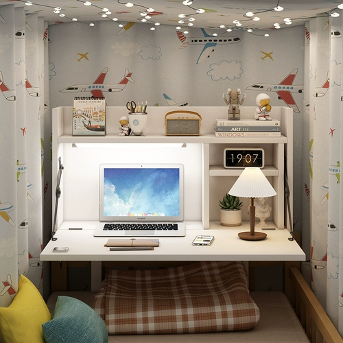 Компьютерные настольные кровати настольный колледж Студент Студент общежитие артефакт спальня складной стол подвесной столик подвесной ноутбук маленький стол