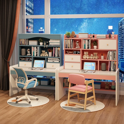 Детский обучающий книжный шкаф, комплект для письма, ноутбук