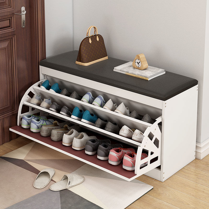 Change the shoe stool to the household for the inlet door can sit in the footwear bench in one body wearing the bench bench