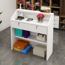 Cashier simple modern beauty salon shop small front desk convenience store clothing store bar table cashier counter