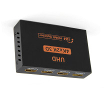 HDMI one-in-four dispenser 4K 2K in four out set-top box computer TV hdmi HD video frequency division