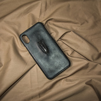 Hot Track Original Handmade Leather for 8plus Crystal iPhoneX Phone Case Custom Vintage Diablo Stone