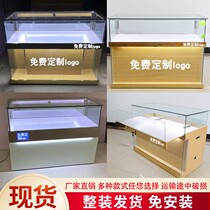 New mobile phone counter glass display case jewelry jade display on display mobile telecom business Intake maintenance desk