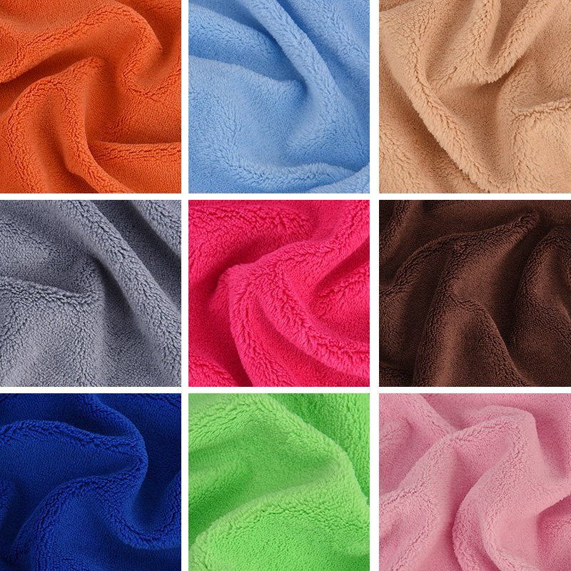 Coral Suede Cloth Thickened Grip Suede Short Plush Diy Doll Clothing Fabric White Plus Suede Shake Fleece Fabric-Taobao
