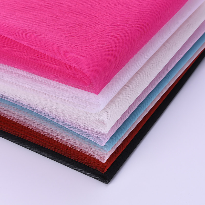 American mesh gauze material Medium hard mesh fabric Tutu doll yarn Wedding diy skirt clothing fabric Tulle