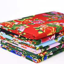 Northeast big flower cloth Phoenix opera Peony National style cotton cloth cheongsam traditional fabric artificial cotton fabric