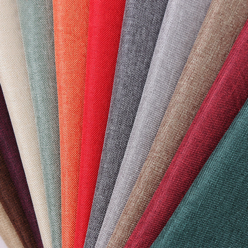 Sofa fabric linen fabric thickened pure color fabric dust-proof old coarse cloth Canvas Clear Cabin Handmade Diy Pillow