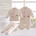 Hộp quà sơ sinh cotton quần áo cotton quần áo trẻ em phù hợp với trẻ sơ sinh trăng tròn bé bông cung cấp mùa thu đông hộp quà tặng đầy tháng cho bé Bộ quà tặng em bé
