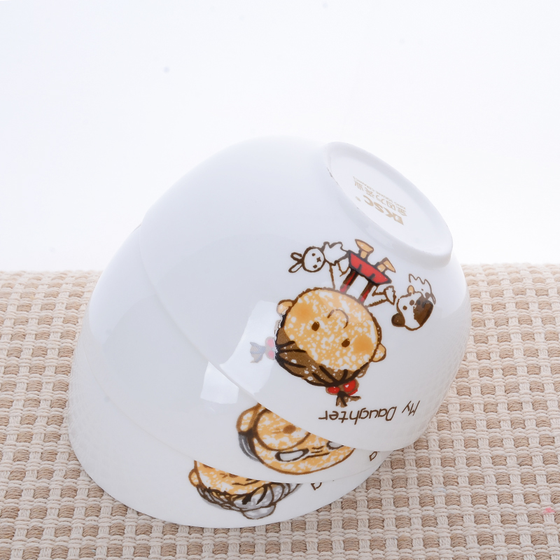 Family in Australia eat bowl parent - child rice bowls ultimately responds soup bowl bowl Family household ceramic bowls fruit salad bowl