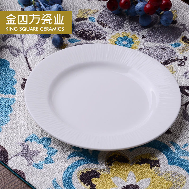 Tangshan ipads China relief grass household creative dishes suit customize Korean dishes composite plate suit