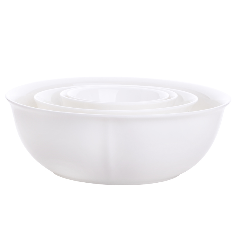 Gold 4-9 inches square, pure white ipads porcelain featuring Taiwan international jobs rainbow such as bowl soup bowl bowl bowl series ceramic bowl