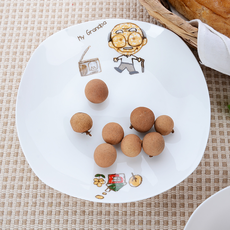 Family party LIDS, creative household ipads China party food dish soup plate/suit/8 inch ceramic deep dish plate