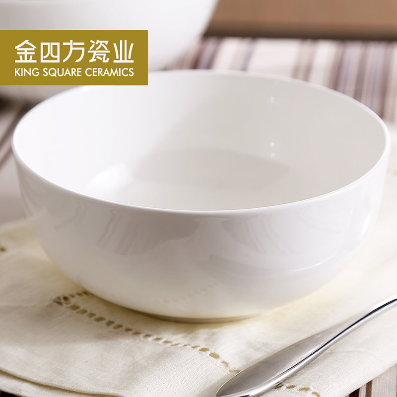 Gold pure white ipads porcelain 5 inches to 9 inches square rainbow such as bowl bowl bowl bowl series ceramic bowl