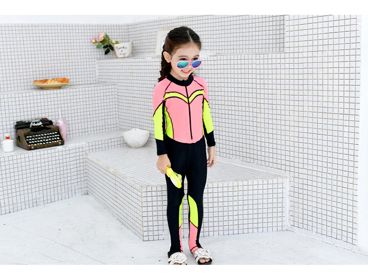 Đồ bơi cho trẻ em gái Girls Spa dài tay Áo chống nắng ấm và khô nhanh Áo tắm Xiêm Áo tắm cho bé trai lớn bộ đồ bơi cho bé trai