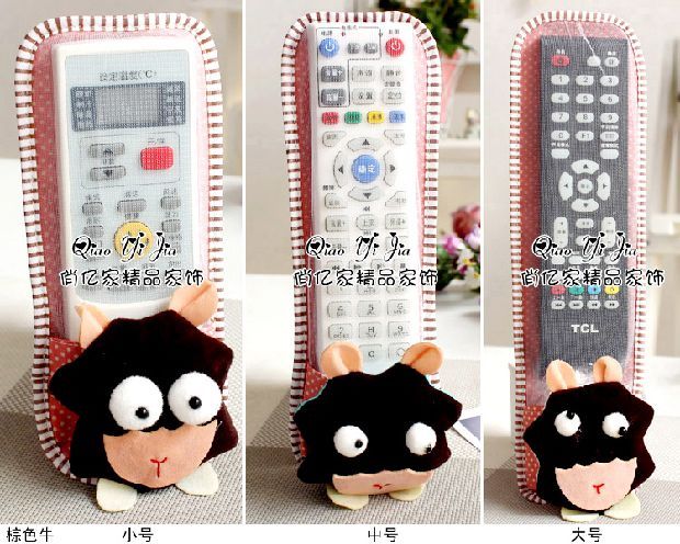 4 bộ vải điều khiển từ xa TV bộ điều hòa từ xa dễ thương trong suốt - Bảo vệ bụi bao trùm máy giặt