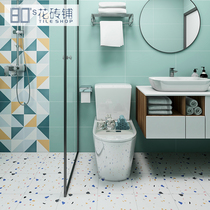 All porcelain color terrazzo tile 300x300 kitchen tile bathroom tile balcony toilet toilet floor tile