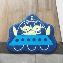 Cartoon Cute Toys Total Mobilisation Three Eyed Paparazzi Ground Mat Home Bathroom Doorway Carpet Bedside Blanket