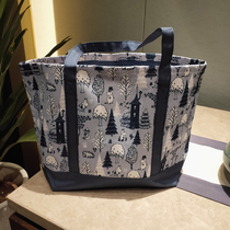 Japan Foreign Trade Order History Nubi Canvas Handbag single shoulder bag Large-capacity portable mommy bag containing bag shopping bag