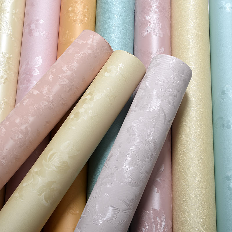 Wallpaper self-adhesive 5m bedroom warm girls ' room dormitory rental house renovation artifact 3d thick net red wallpaper