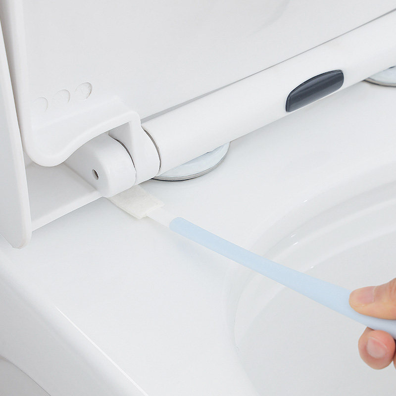 Japan Disposable Toilet Brush Window Trough Groove Cleaning Gap Brushed Keyboard Decontamination with replacement brushed head 10 only