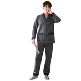 安之伴 Демисезонная пижама, утепленный лонгслив, комплект, большой размер