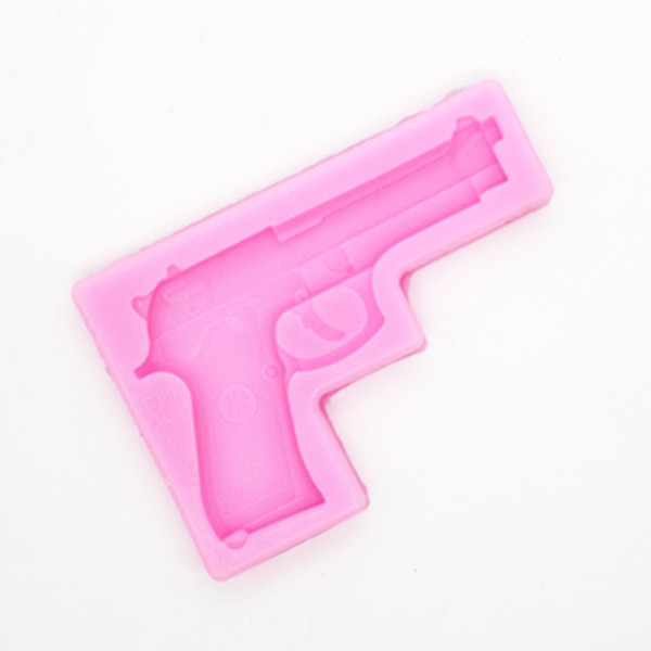 Hướng dẫn tự làm sản xuất khuôn đúc Ejiao pistol Crystal ab keo mô hình súng đồ chơi súng nhỏ khuôn silicone khuôn bánh