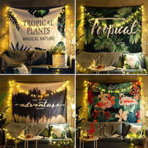 Background cloth ins hanging cloth tapestry room bedside bedroom decorations anchor photo cloth background Net Red Wall cloth