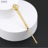 Медная креативная ухочистка ручной работы, латунный брелок, подвеска для ушей