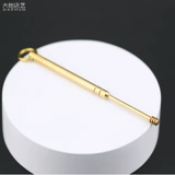 Медная креативная ухочистка ручной работы, латунный брелок, подвеска для ушей